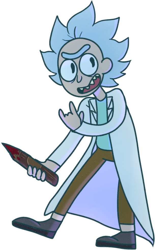 Tiny Rick Png - Tiny Rick Fan Art (761x1051), Png Download