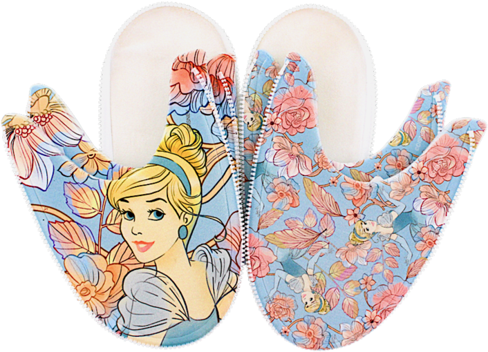 Cinderella Floral Mix N Match Zlipperz Set - Illustration (900x900), Png Download