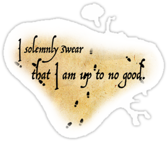 Harry Potter Marauders Map Wreck This Journal Wtj - Illustration (375x360), Png Download