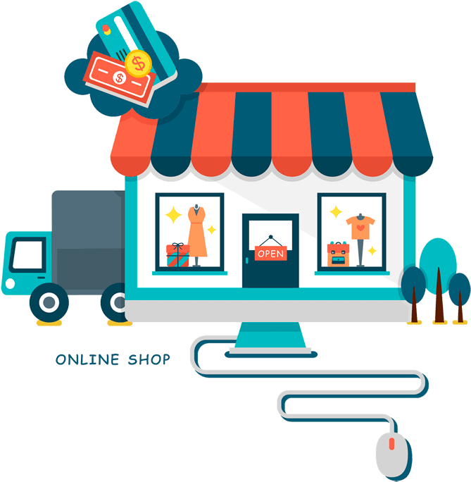 Tiendas Virtuales, Carritos De Compra Y Pasarelas De - E Commerce Banner Png (681x700), Png Download