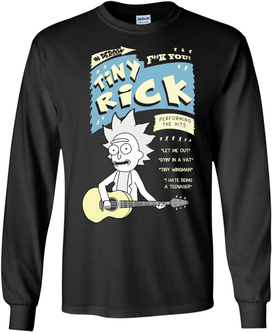 Tiny Rick Concert Poster Blue Rickauto Shirt - Demolition Ranch Ar15 Eagle Shirt (1155x1155), Png Download