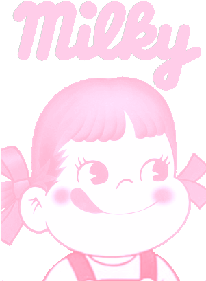 #kawaii #pink #cute #pastel #sweets #milky #japanese - Peko (300x424), Png Download