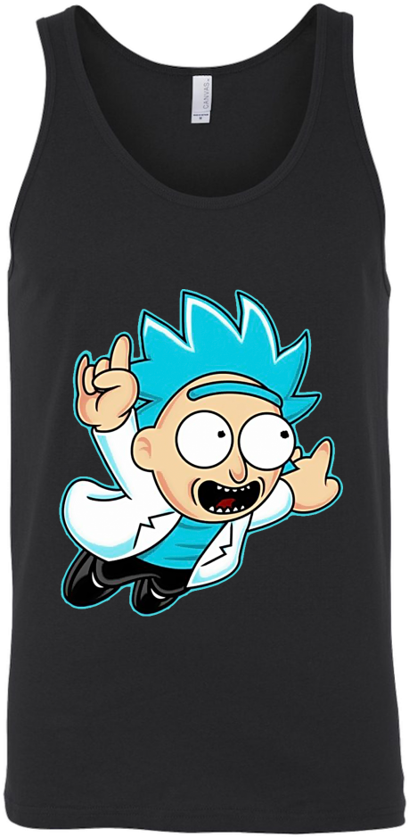 Super Mario X Tiny Rick Rick And Morty Comic - Let Me Out Women's T-shirt (1024x1024), Png Download