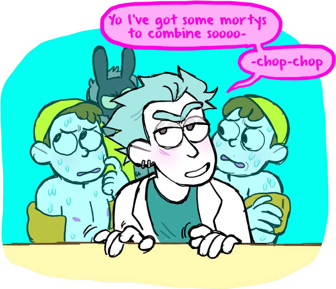 My Place To Sin Icantstopsinning - Icantstopsinning Tiny Rick (1280x1060), Png Download