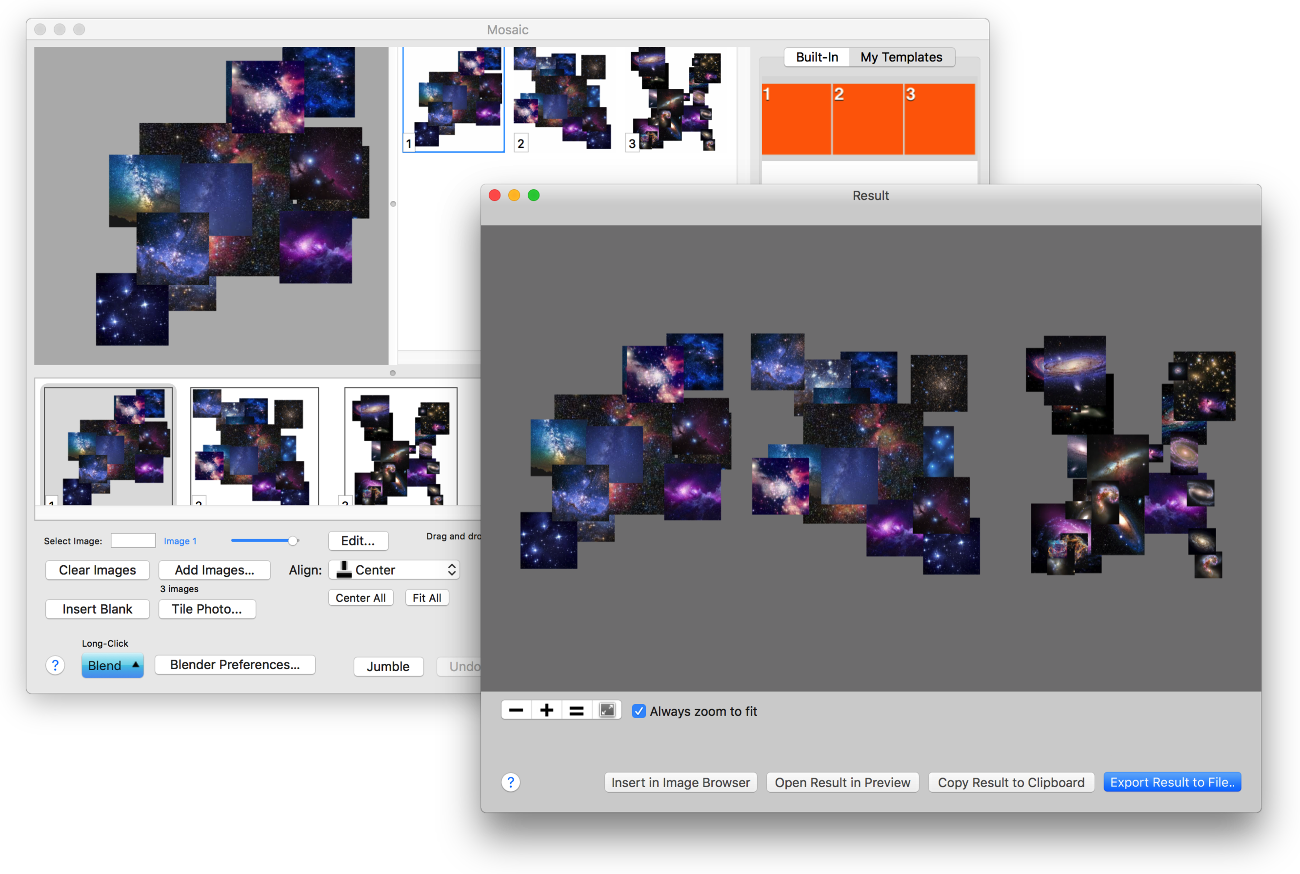 Mosaic Is A Fun App That Creates Collages Consisting - Mosaic App (2665x1792), Png Download