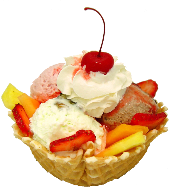 Canastita - Vaso De Nieve Con Fruta (600x800), Png Download