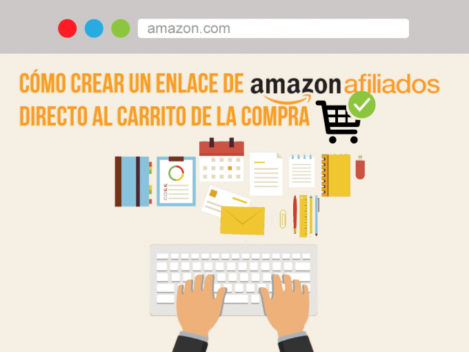 Cómo Crear Un Enlace De Amazon Afiliados Directo Al - Shopping Cart (680x510), Png Download