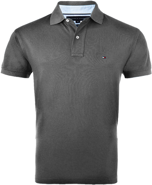 ~tommy Hilfiger Ivy Dark Grey Polo Shirt - Shirt (600x600), Png Download