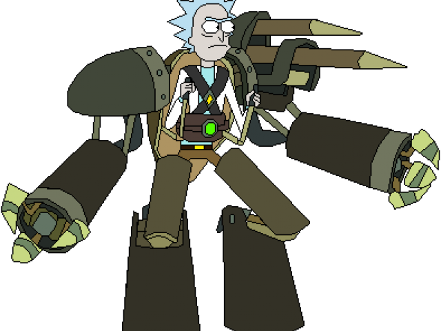 Rick And Morty Clipart Mugen - Drawing (640x480), Png Download