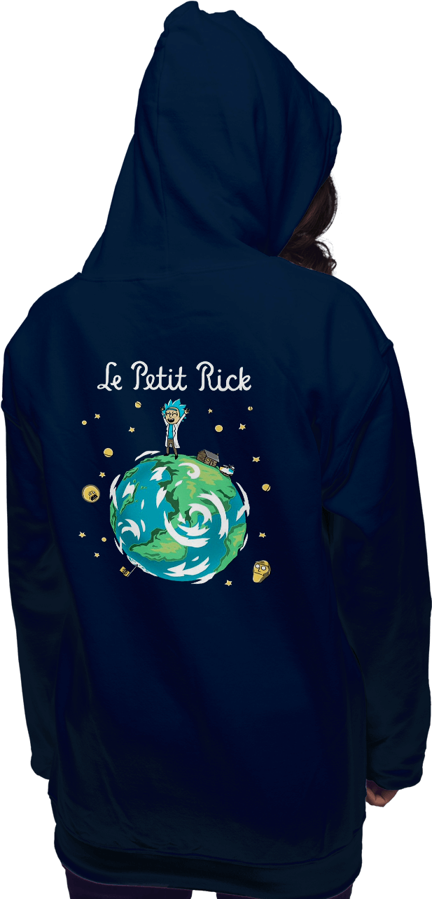 Best Gift - Le Petit Rick Hoodie/t-shirt/mug Black/navy/pink/white (900x1294), Png Download
