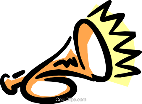 Corneta Libres De Derechos Ilustraciones De Vectores - Illustration (480x351), Png Download