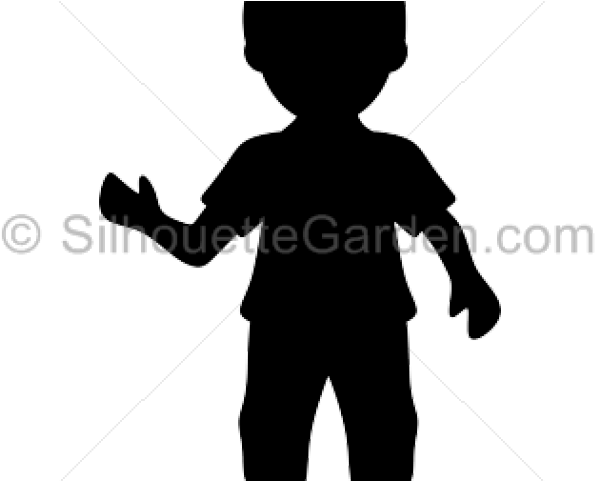 Silhouette Clipart Boy - Clip Art (640x480), Png Download