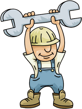 Pix For > Cartoon Construction Worker - Workers Cartoon (380x380), Png Download