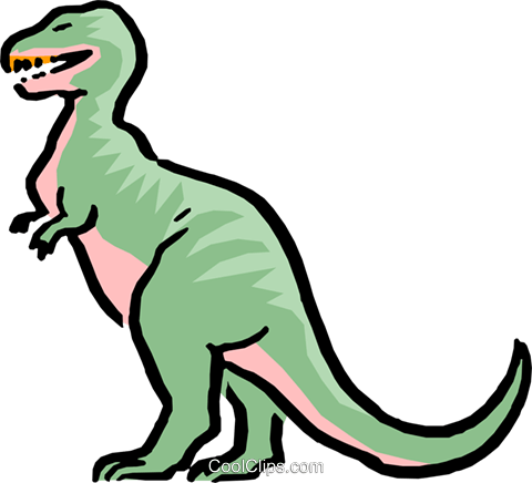 Dibujos Animados De Dinosaurios Libres De Derechos - T Rex Clip Art (480x436), Png Download