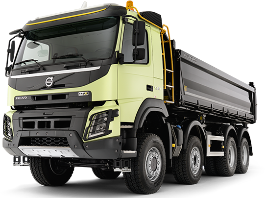 Camión Volvo Fmx Para Construcción Y Minería - Volvo Fmx (580x410), Png Download