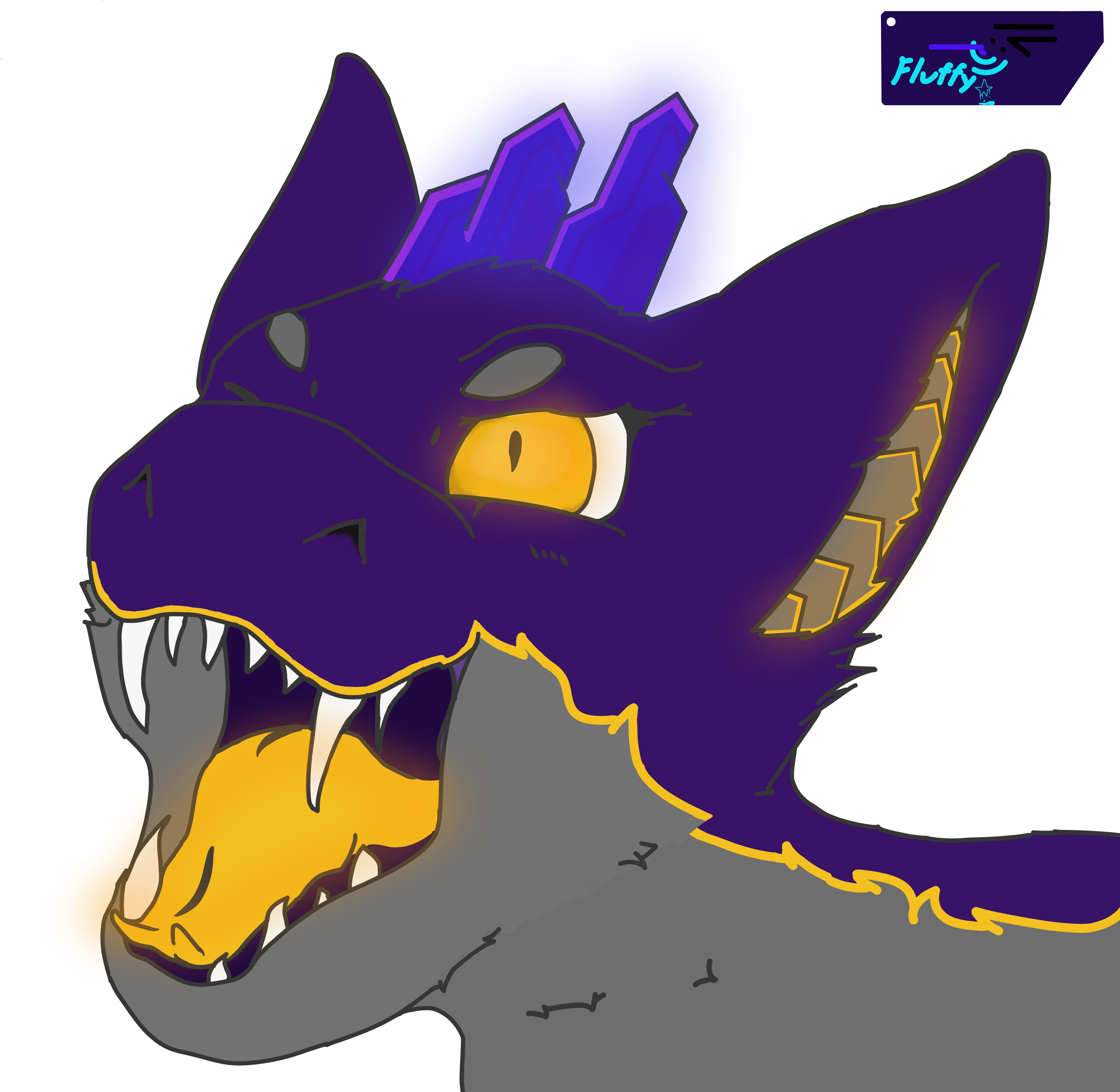 Aura, Void Dragon - Illustration (3136x3040), Png Download