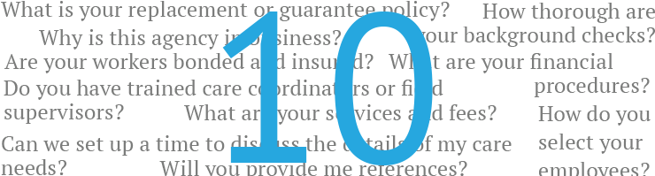 10 Questions To Ask About In Home Care - Home Care (763x198), Png Download