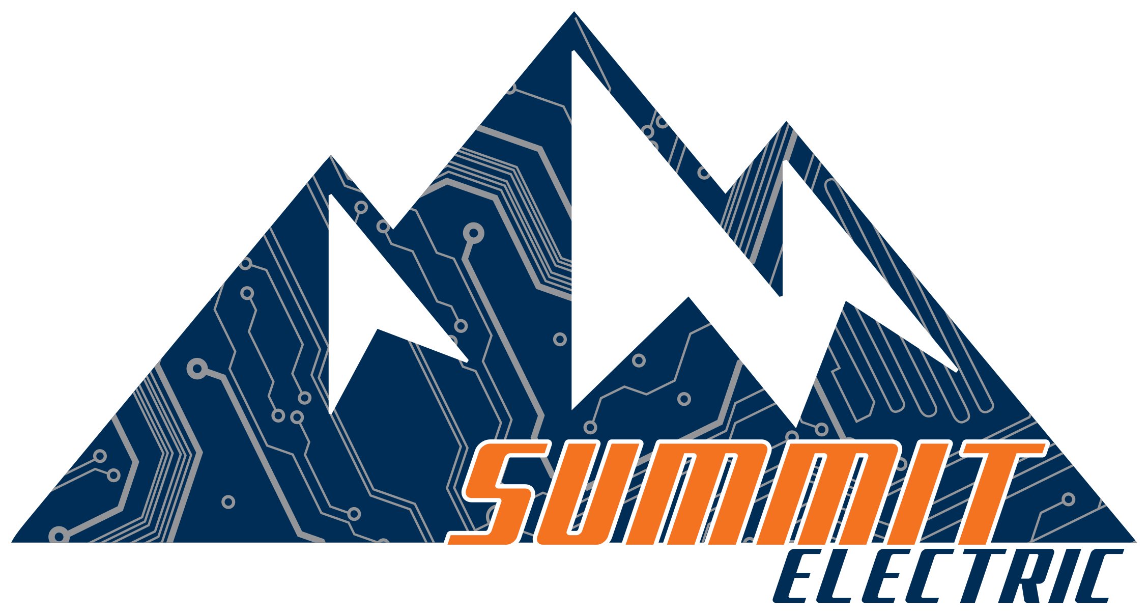 Summit Electric Qc - Triangle (2273x1229), Png Download