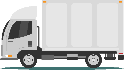 Camión Sencillo, Logo - Truck (481x273), Png Download