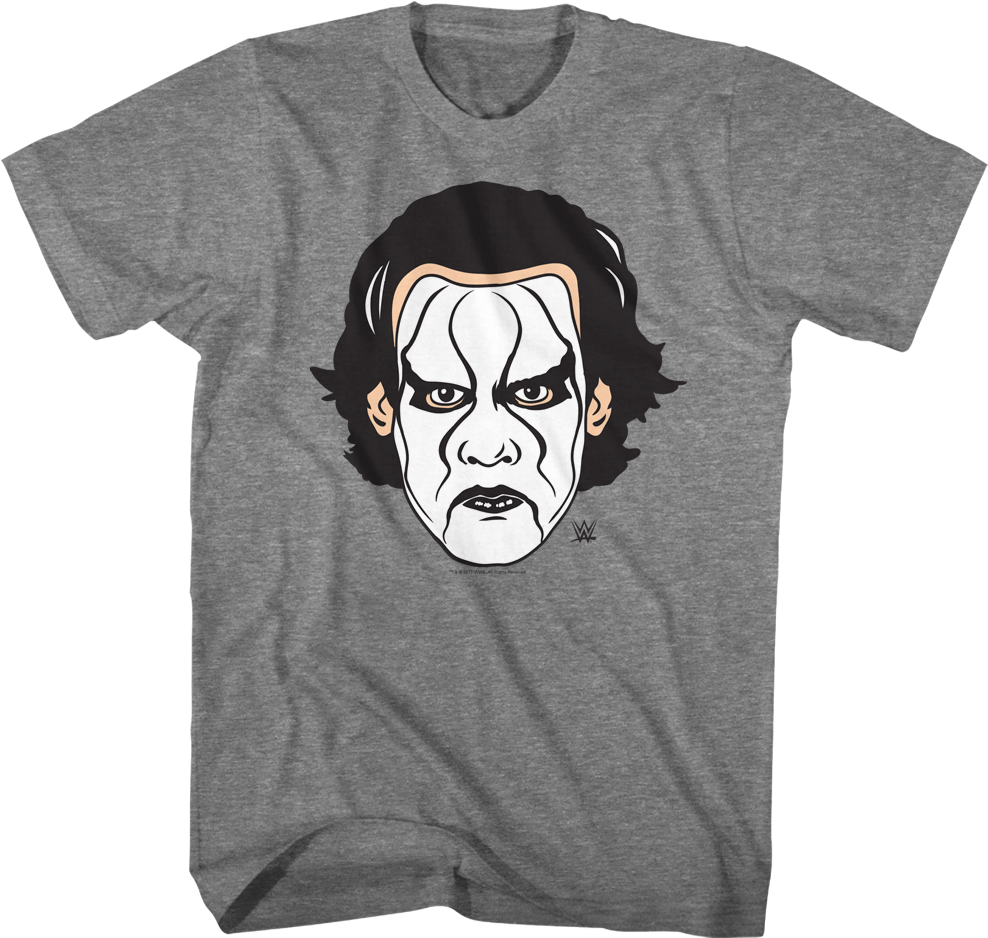 Crow Face Paint Sting T-shirt - Vintage Billy Idol Tee (1001x1001), Png Download