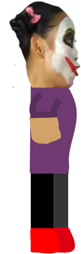 Joker Girl Side View - Girl (800x600), Png Download