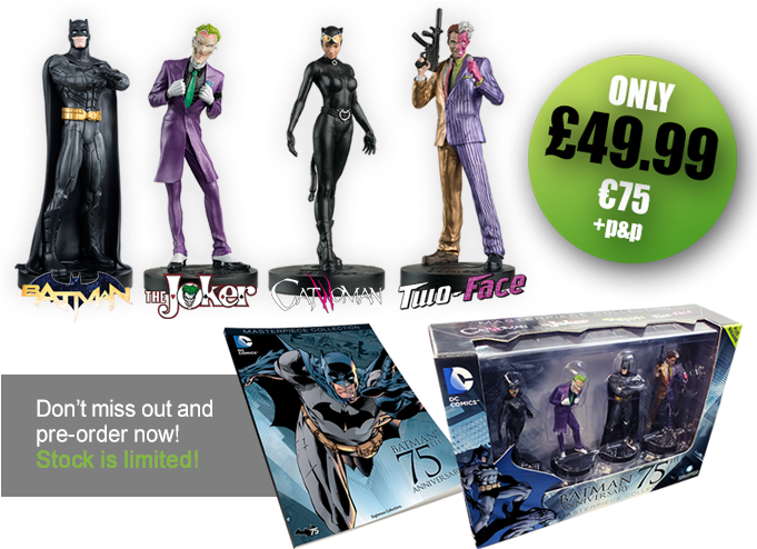 20141116175323 - Dc Masterpiece Collection: Batman 75th Anniversary (680x500), Png Download
