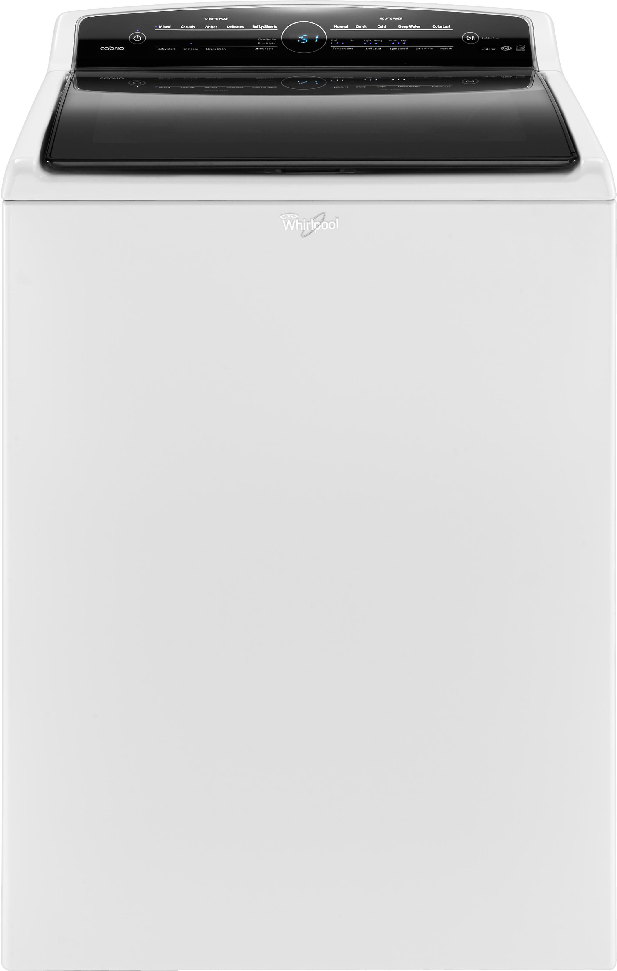Lavadora Con Sistema High Efficiency Blanca - Washing Machine (2322x3537), Png Download