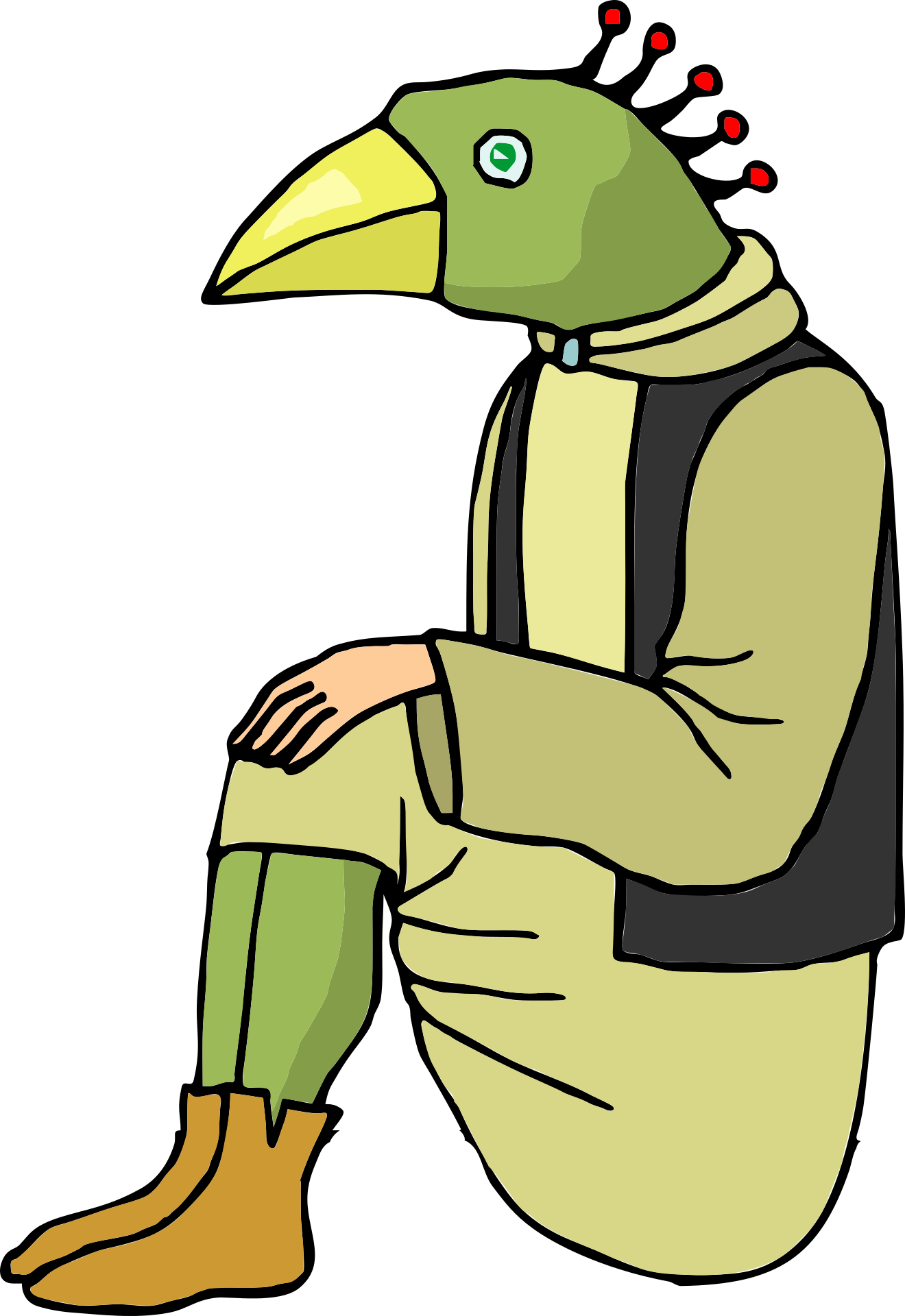 Oriental Clipart Bird - Celpip Speaking Task 8 (495x720), Png Download