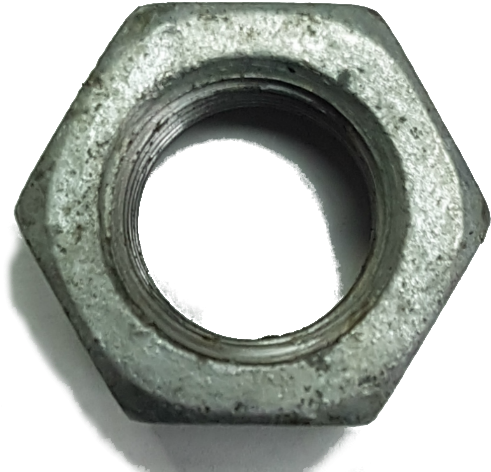 Tuerca Grado 2 Rosca Ordinaria Galvanizada En Caliente - Tuerca Png (502x500), Png Download
