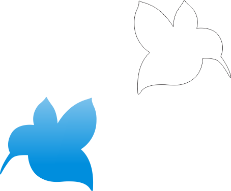 Molde De Passarinho Para Eva - Molde De Passarinho Em Eva (454x376), Png Download