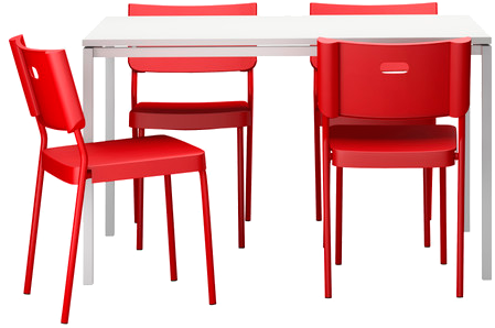 Mesa Con Sillas Png - Melltorp (500x500), Png Download