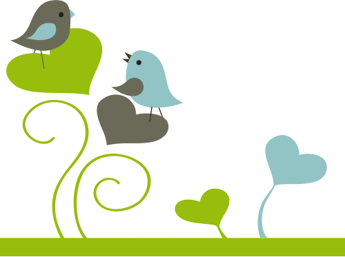 Click On Above Image To View Full Picture - Love Birds Illustration (500x373), Png Download