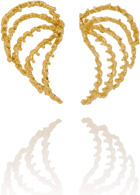 Asterias Earrings - Grey Independent Designer Earrings (900x900), Png Download