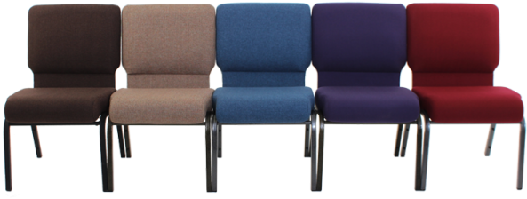 Add A Photo - Church Chairs Colors (600x224), Png Download
