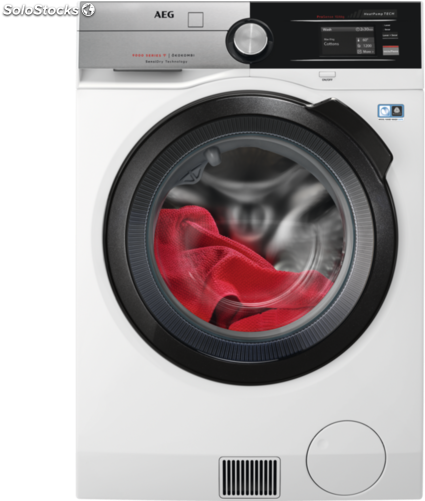 Aeg L9wea163 Lavadora Secadora Bomba Calor Blanca 10/6kg - Aeg L9wba61b (500x500), Png Download