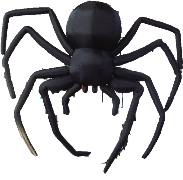 Halloween Airblown Inflatables - Spider (646x600), Png Download