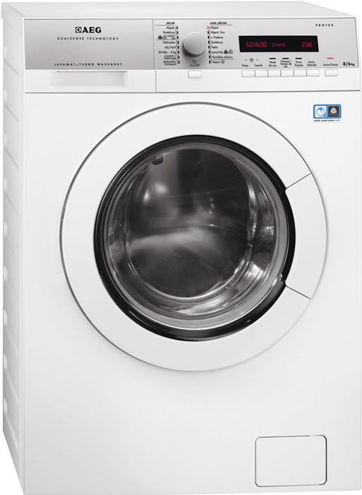 Lavadora Secadora Aeg L76680nwd 8-4 Kilo, A, - Washing Machine No Brand (700x700), Png Download