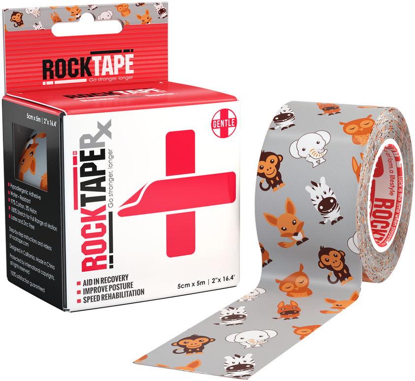2" Animals - Kids Rocktaperx - Rocktape Rx (1200x927), Png Download