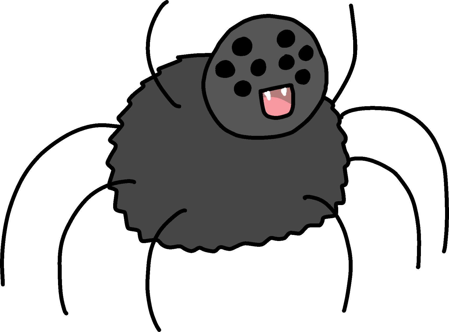 Halloween Spider - Computer (1710x1266), Png Download