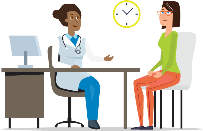 Get Certification From The Patient's Physician - Quejas En Hospital Animado (768x553), Png Download