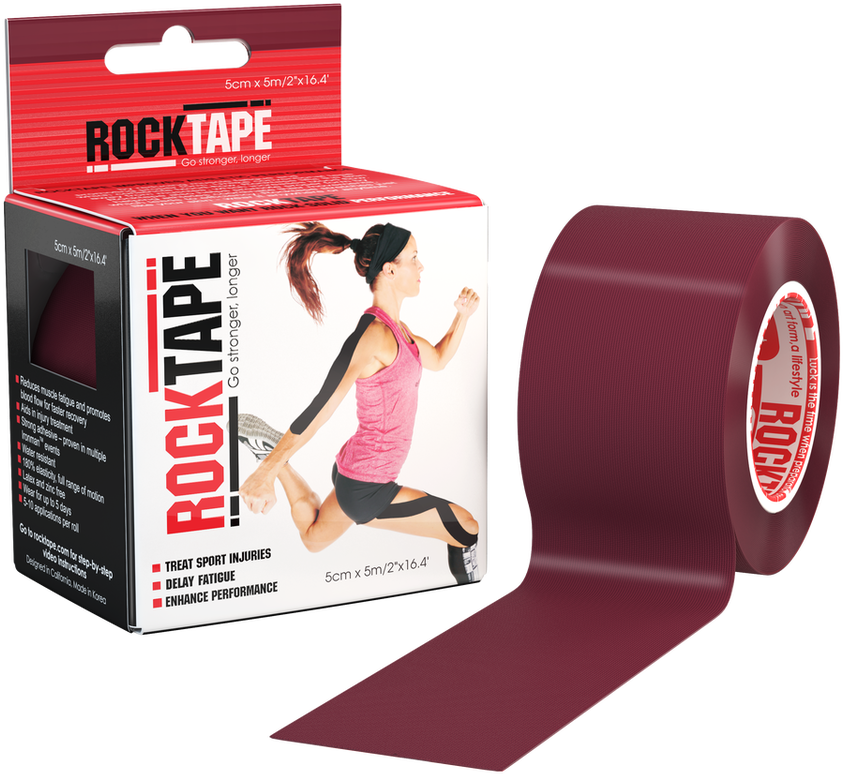 2" Maroon - Rocktape Black (1200x927), Png Download