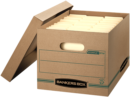 Caja Reciclada Para Archivo Stor/file™ - Bankers Box Enviro Stor Storage Box (500x500), Png Download