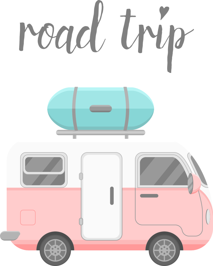 Mobile Home Vector - Cartoon Rv (734x916), Png Download