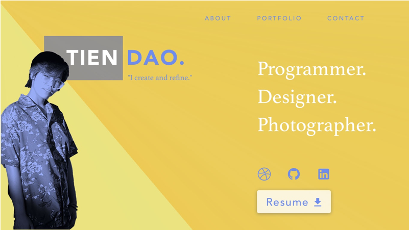 Portfolio Design Homepage Portfolio - Elements Of Typographic Style (800x600), Png Download