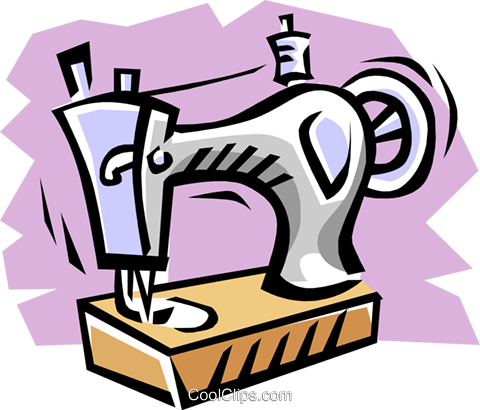 Sewing Machine - Sewing Machine Clip Art Purple (480x410), Png Download