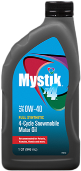 Mystik® Jt 4® Synthetic 4 Cycle Snowmobile Motor Oil - Citgo Petroleum 663084002181 Jt-4 2-cycle Premium Plus (310x460), Png Download