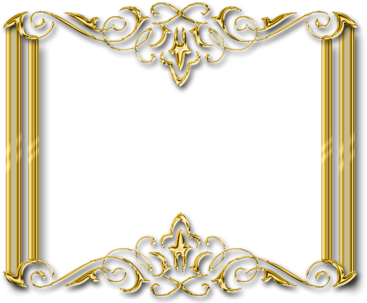 Frame Gold Transparent Png Pictures - Golden Frame Design Png (755x625), Png Download