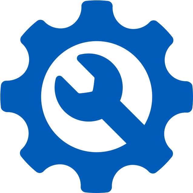 Blue Gear Icon - Icon Machine (700x700), Png Download