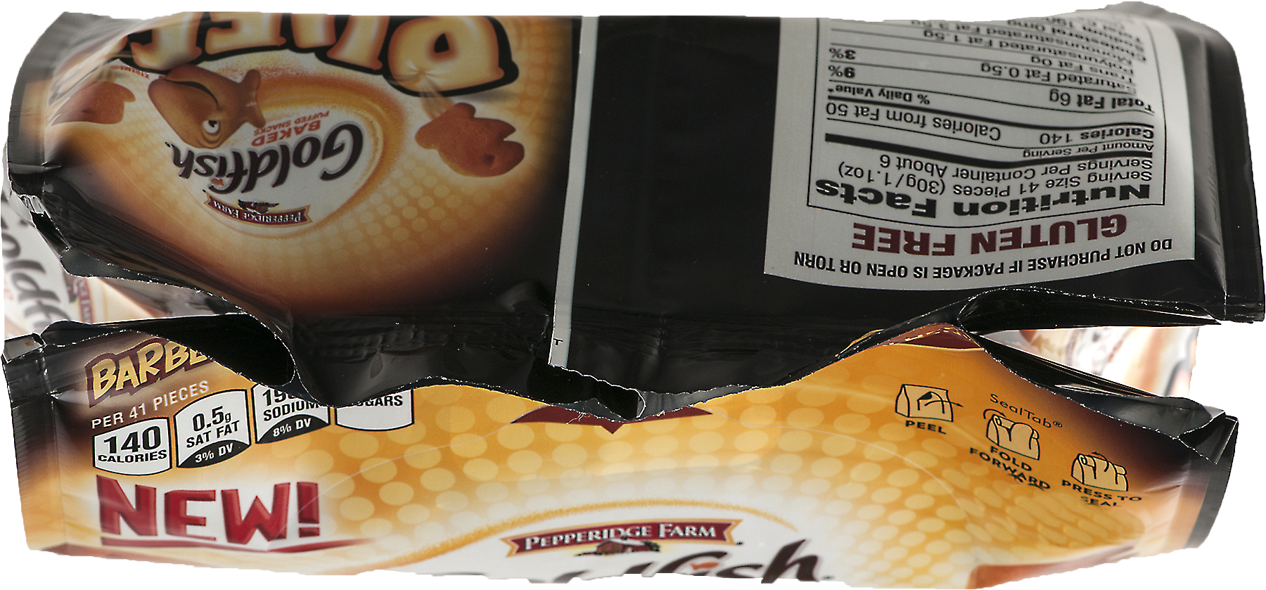 Pepperidge Farm Goldfish Baked Puffs, Buffalo Wing (1800x839), Png Download