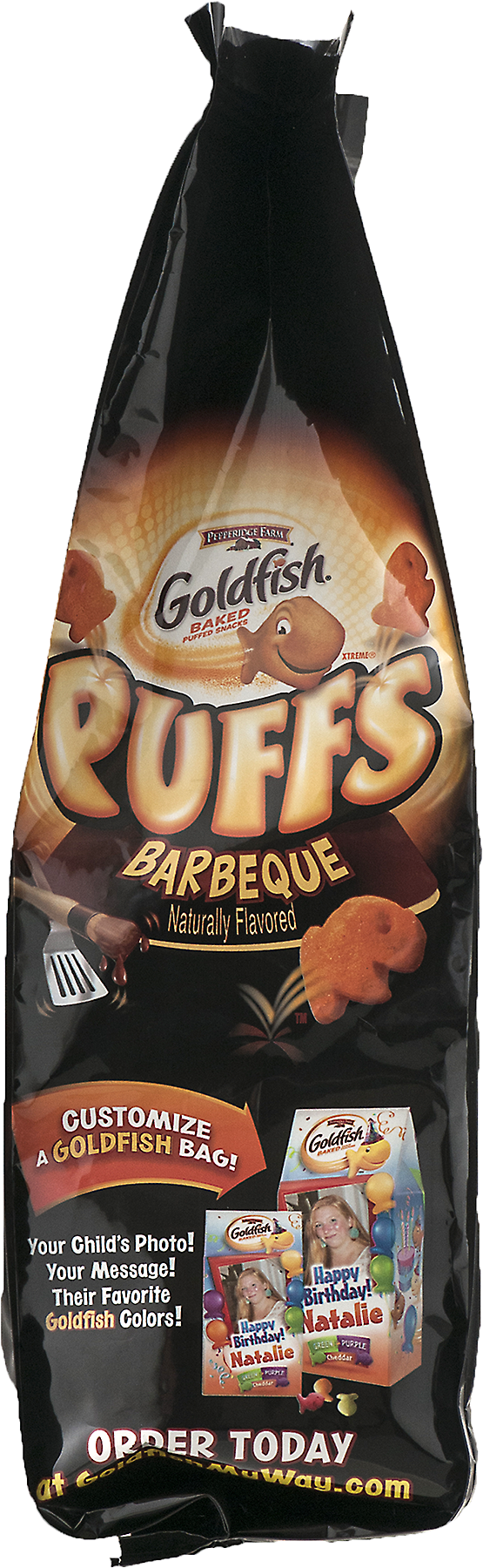 Pepperidge Farm Goldfish Baked Puffs, Buffalo Wing (555x1800), Png Download